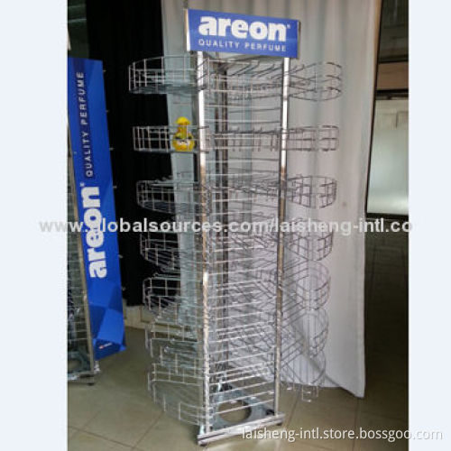 Metal Rotary Car Perfume Display Wire Rack